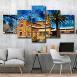 Asmara 5 Pieces Canvas Prints Wall Art Decor - Painting Canvas, Mixed Canvas, Multi Panels