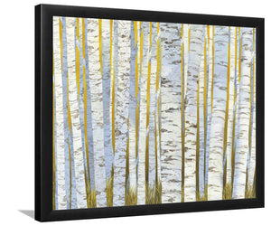 Aspen Grove-Forest art, Art print, Plexiglass Cover