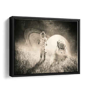 Astronaut Abstract Canvas Wall Art - Framed Art, Prints For Sale, Painting For Sale, Framed Canvas, Painting Canvas
