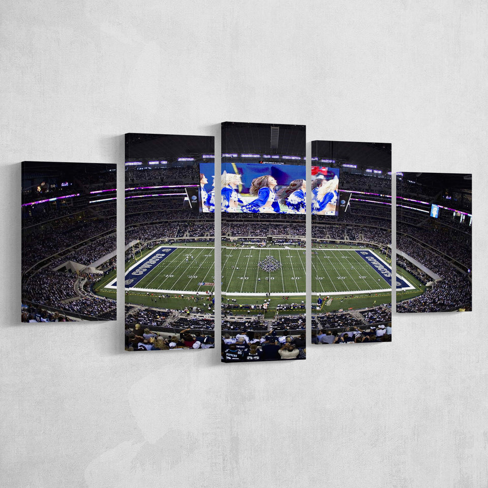 At And T Stadium, Stadium Canvas, Sport Art, Large Canvas,V1 Multi Panels, Canvas Prints Wall Art Decor