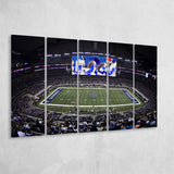 At And T Stadium, Stadium Canvas, Sport Art, Gift for him,100 Multi Panels B, Canvas Prints Wall Art Decor