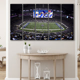 At And T Stadium, Stadium Canvas, Sport Art, Gift for him,100 Multi Panels B, Canvas Prints Wall Art Decor