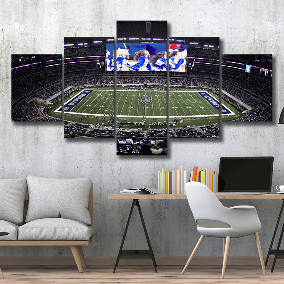 At And T Stadium, Stadium Canvas, Sport Art, Large Canvas,V1 Multi Panels, Canvas Prints Wall Art Decor