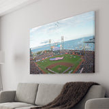 At and T Park San Francisco, Stadium Canvas, Sport Art, Gift for him, Fan Gift, Canvas Prints Wall Art Decor