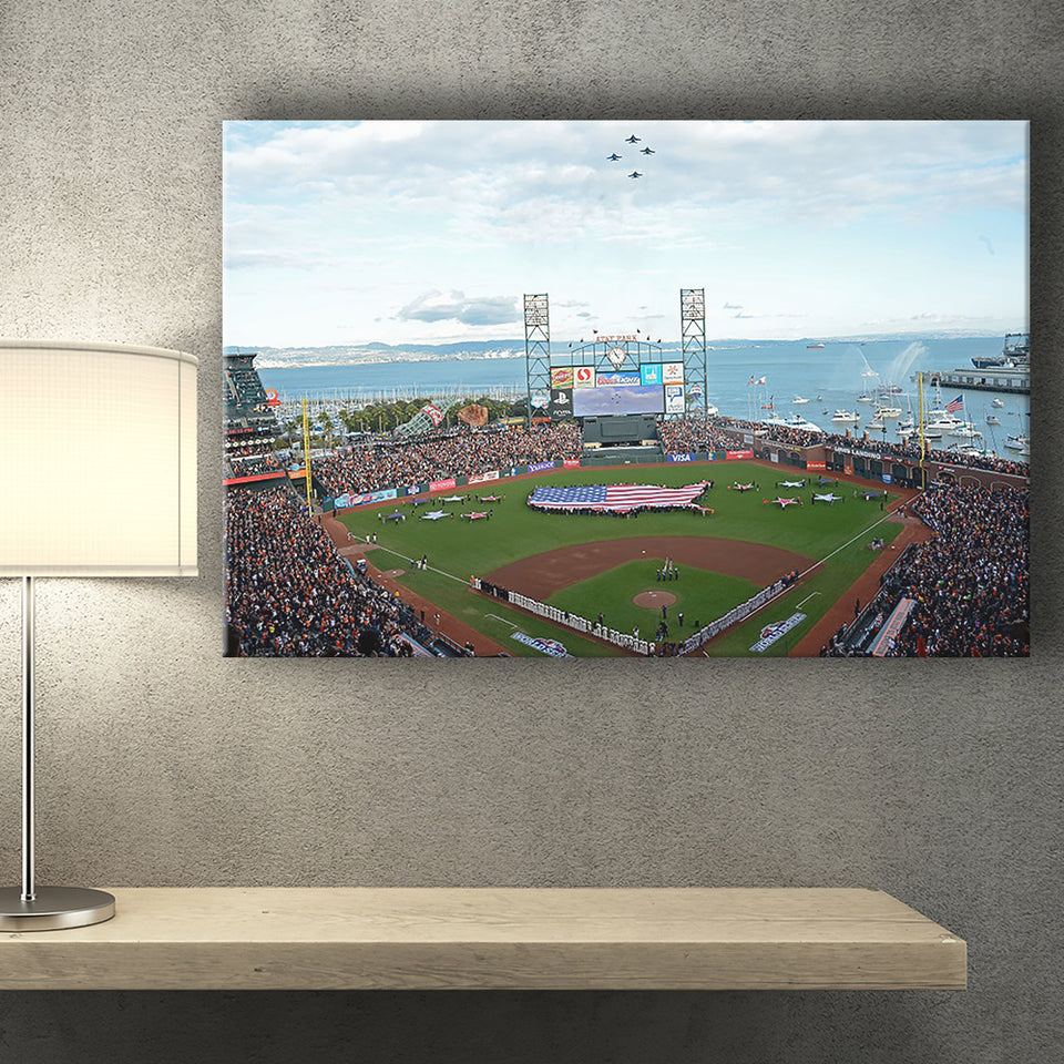 At and T Park San Francisco, Stadium Canvas, Sport Art, Gift for him, Fan Gift, Canvas Prints Wall Art Decor