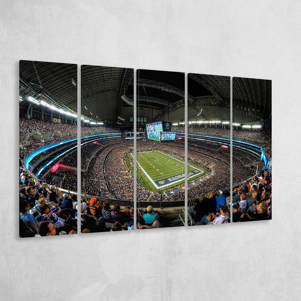 At and t Stadium, Stadium Canvas, Sport Art, Gift for him, Multi Panels B, Canvas Prints Wall Art Decor