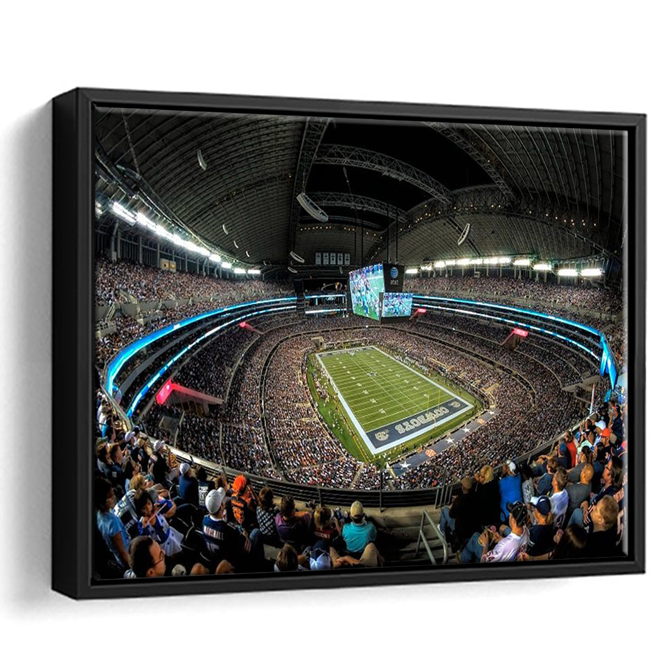 At and t Stadium, Stadium Canvas, Sport Art, Gift for him, Framed Canvas Prints Wall Art Decor, Framed Picture