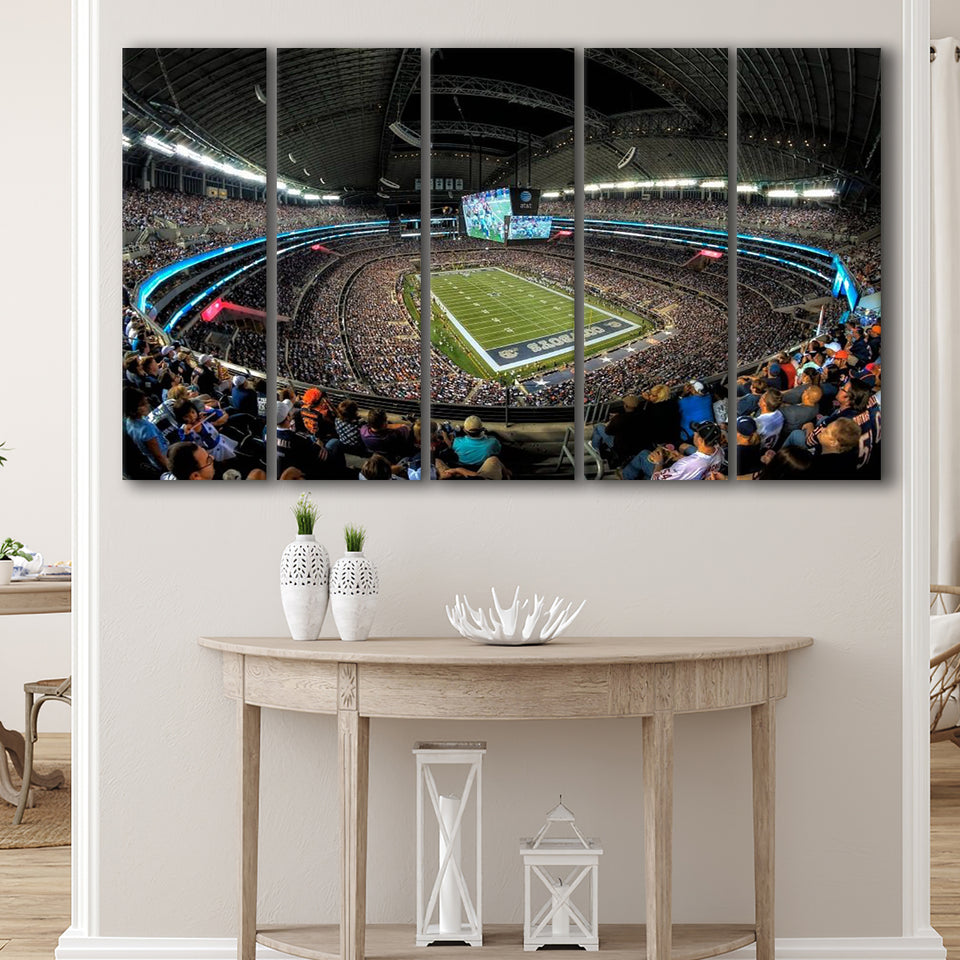At and t Stadium, Stadium Canvas, Sport Art, Gift for him, Multi Panels B, Canvas Prints Wall Art Decor