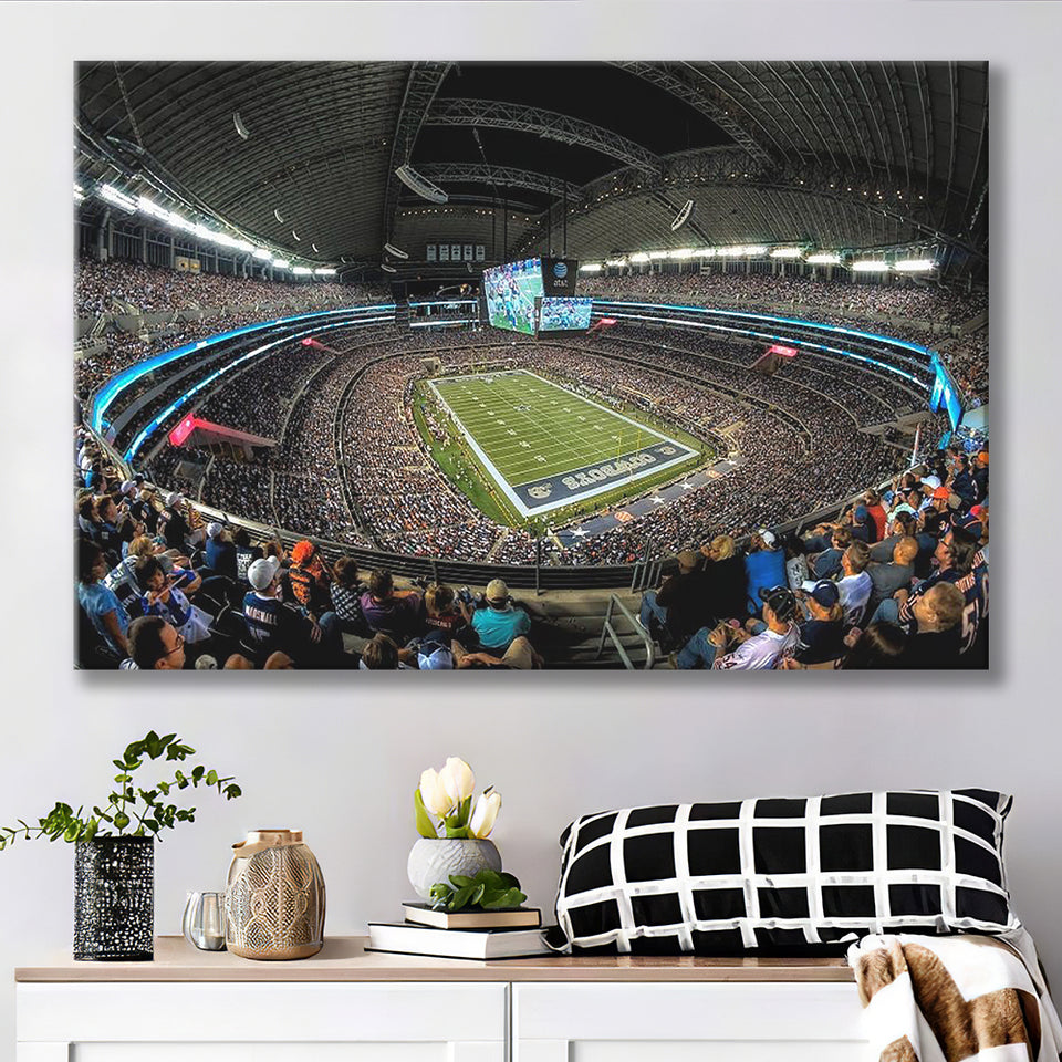 At and t Stadium, Stadium Canvas, Sport Art, Gift for him, Fan Gift, Canvas Prints Wall Art Decor
