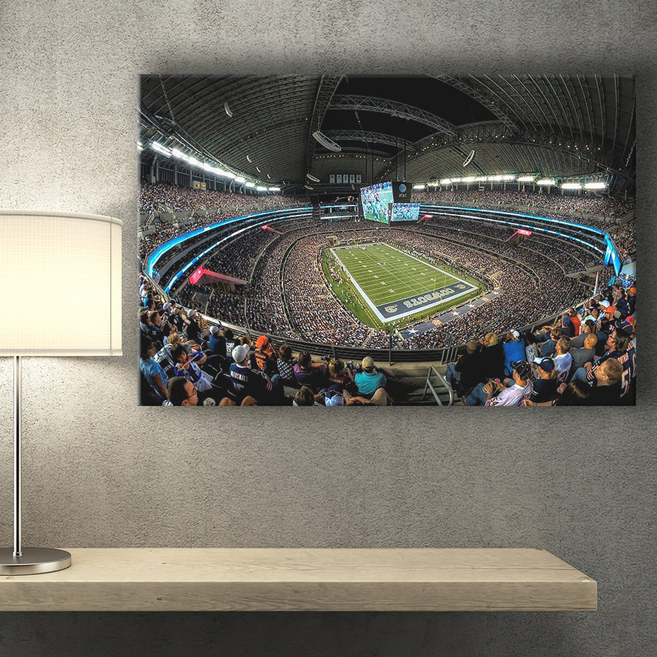 At and t Stadium, Stadium Canvas, Sport Art, Gift for him, Fan Gift, Canvas Prints Wall Art Decor