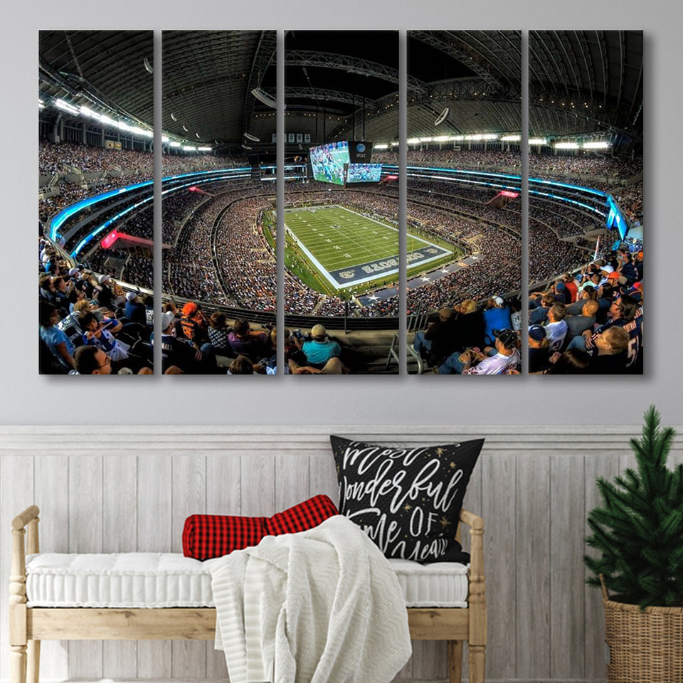 At and t Stadium, Stadium Canvas, Sport Art, Gift for him, Multi Panels B, Canvas Prints Wall Art Decor
