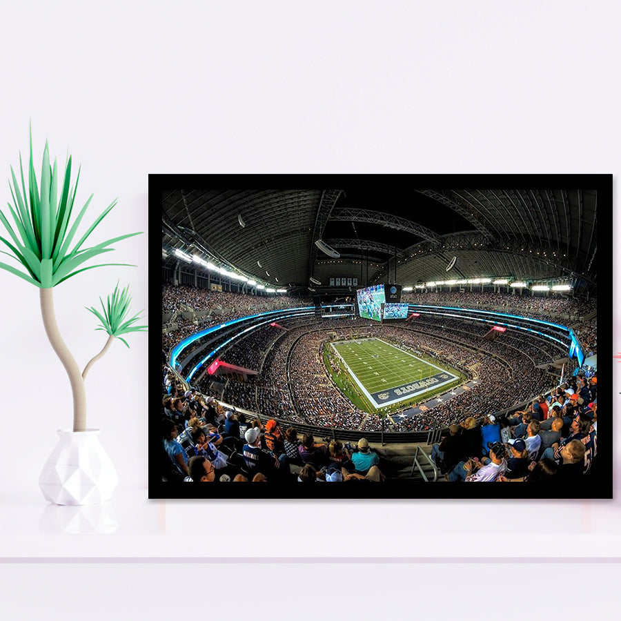 At and t Stadium, Stadium Canvas, Sport Art, Gift for him, Framed Art Prints Wall Art Decor, Framed Picture