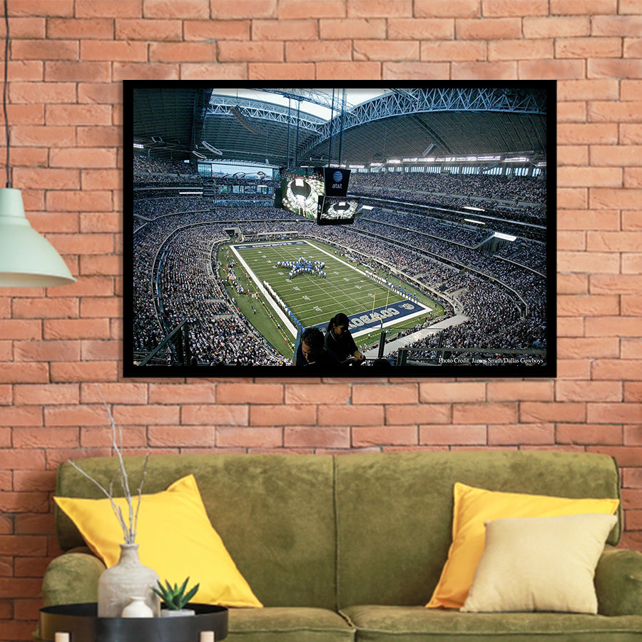 At and t Stadium in Texas, Stadium Canvas, Sport Art, Gift for him, Framed Art Prints Wall Art Decor, Framed Picture