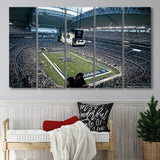 At and t Stadium in Texas, Stadium Canvas, Sport Art, Gift for him, Multi Panels B, Canvas Prints Wall Art Decor