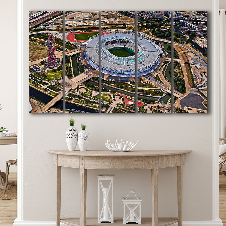 Ataturk Olympic Stadium, Stadium Canvas, Sport Art, Gift for him, Multi Panels B, Canvas Prints Wall Art Decor