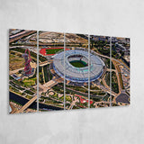 Ataturk Olympic Stadium, Stadium Canvas, Sport Art, Gift for him, Multi Panels B, Canvas Prints Wall Art Decor