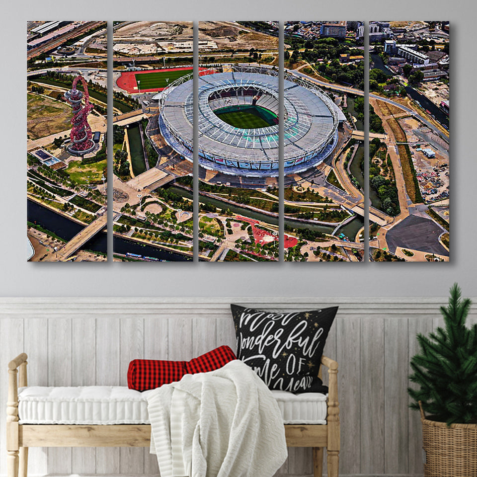 Ataturk Olympic Stadium, Stadium Canvas, Sport Art, Gift for him, Multi Panels B, Canvas Prints Wall Art Decor