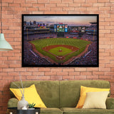 Atlanta Braves Stadium Art Prints Turner Field Wall Art Truist,Sport Stadium Art Prints, Fan Gift, Wall Decor