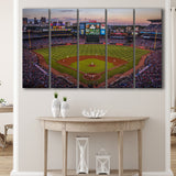 Atlanta Braves Stadium Canvas Prints Turner Field Wall Art Truist,Multi Panels B,Sport Stadium Art Prints, Fan Gift