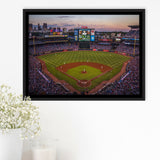 Atlanta Braves Stadium Framed Canvas Prints Turner Field Wall Art Truist,Sport Stadium Art Prints, Fan Gift