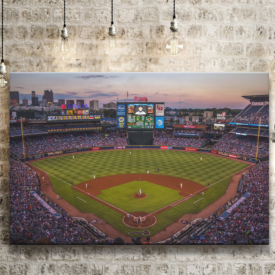 Atlanta Braves Wall Art Turner Field Stadium Art Prints Truist