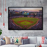 Atlanta Braves Stadium Art Prints Turner Field Wall Art Truist,Sport Stadium Art Prints, Fan Gift, Wall Decor