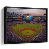 Atlanta Braves Stadium Framed Canvas Prints Turner Field Wall Art Truist,Sport Stadium Art Prints, Fan Gift