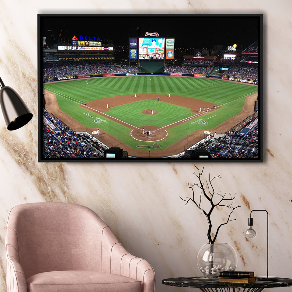 Atlanta Braves Stadium Canvas Prints Turner Field Wall Art Truist