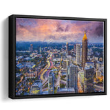 Atlanta Downtown Framed Canvas Prints Wall Art Decor - Paiting Canvas, Art Prints, Floating Frame