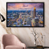 Atlanta Downtown Framed Canvas Prints Wall Art Decor - Paiting Canvas, Art Prints, Floating Frame