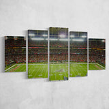 Atlanta Falcons Stadium Canvas Prints Mercedes Benz Stadium Wall Art,Multi Panels,Sport Stadium Art Prints, Fan Gift