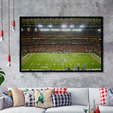 Atlanta Falcons Stadium Art Prints Mercedes Benz Stadium Wall Art,Sport Stadium Art Prints, Fan Gift, Wall Decor