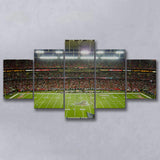 Atlanta Falcons Stadium Canvas Prints Mercedes Benz Stadium Wall Art,Multi Panels,Sport Stadium Art Prints, Fan Gift