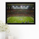 Atlanta Falcons Stadium Framed Canvas Prints Mercedes Benz Stadium Wall Art,Sport Stadium Art Prints, Fan Gift
