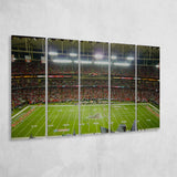 Atlanta Falcons Stadium Canvas Prints Mercedes Benz Stadium Wall Art,Multi Panels B,Sport Stadium Art Prints, Fan Gift