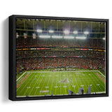 Atlanta Falcons Stadium Framed Canvas Prints Mercedes Benz Stadium Wall Art,Sport Stadium Art Prints, Fan Gift