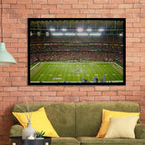 Atlanta Falcons Stadium Art Prints Mercedes Benz Stadium Wall Art,Sport Stadium Art Prints, Fan Gift, Wall Decor