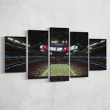 Atlantas Mercedes Benz Stadium, Stadium Canvas, Sport Art, Large Canvas, Multi Panels, Canvas Prints Wall Art Decor