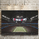 Atlantas Mercedes Benz Stadium, Stadium Canvas, Sport Art, Gift for him, Fan Gift, Canvas Prints Wall Art Decor