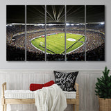 Atlas Fc Stadium, Stadium Canvas, Sport Art, Gift for him, Multi Panels B, Canvas Prints Wall Art Decor