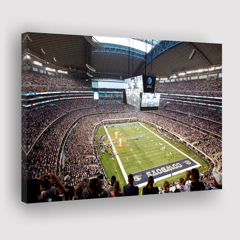 Att Cowboys, Stadium Canvas, Sport Art, Gift for him, Fan Gift, Canvas Prints Wall Art Decor