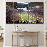 Att Cowboys, Stadium Canvas, Sport Art, Gift for him, Multi Panels B, Canvas Prints Wall Art Decor
