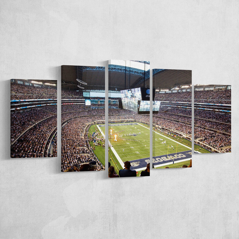 Att Cowboys, Stadium Canvas, Sport Art, Large Canvas, Multi Panels, Canvas Prints Wall Art Decor
