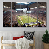 Att Cowboys, Stadium Canvas, Sport Art, Gift for him, Multi Panels B, Canvas Prints Wall Art Decor