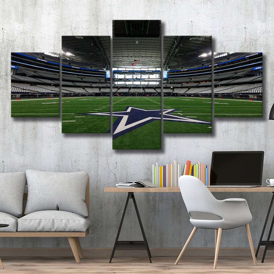 Att Stadium Dallas, Stadium Canvas, Sport Art, Large Canvas, Multi Panels, Canvas Prints Wall Art Decor