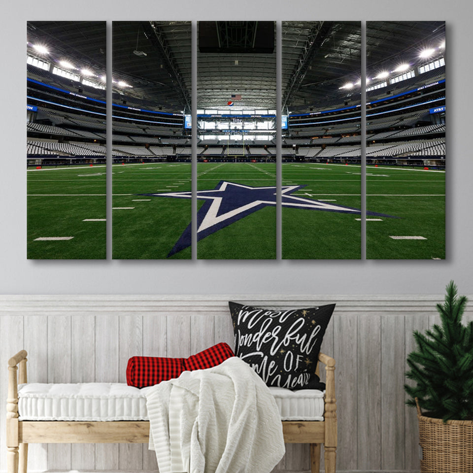 Att Stadium Dallas, Stadium Canvas, Sport Art, Gift for him, Multi Panels B, Canvas Prints Wall Art Decor