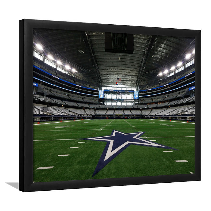 Att Stadium Dallas, Stadium Canvas, Sport Art, Gift for him, Framed Art Prints Wall Art Decor, Framed Picture