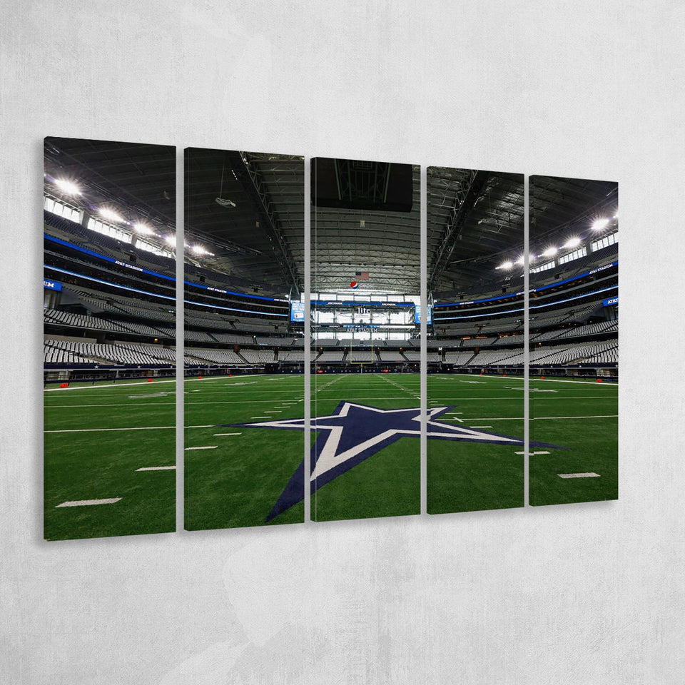 Att Stadium Dallas, Stadium Canvas, Sport Art, Gift for him, Multi Panels B, Canvas Prints Wall Art Decor