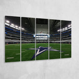 Att Stadium Dallas, Stadium Canvas, Sport Art, Gift for him, Multi Panels B, Canvas Prints Wall Art Decor