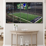 Att Stadium Football, Stadium Canvas, Sport Art, Gift for him, Multi Panels B, Canvas Prints Wall Art Decor